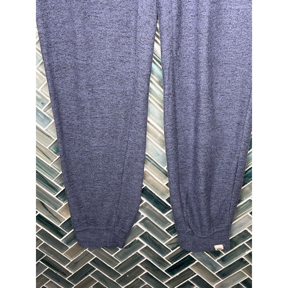 WOMENS‎ RIP CURL BLUE MARLED SOFT CUFFED SWEATPANTS LOUNGE WEAR LIGHTWEIGHT XS - Picture 3 of 11
